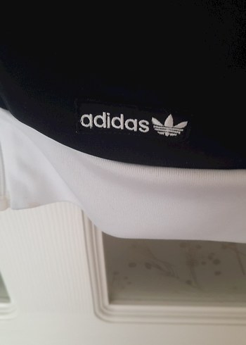 Adidas Siyah Beyaz Fermuarlı erkek esofman takimi - Görsel 3