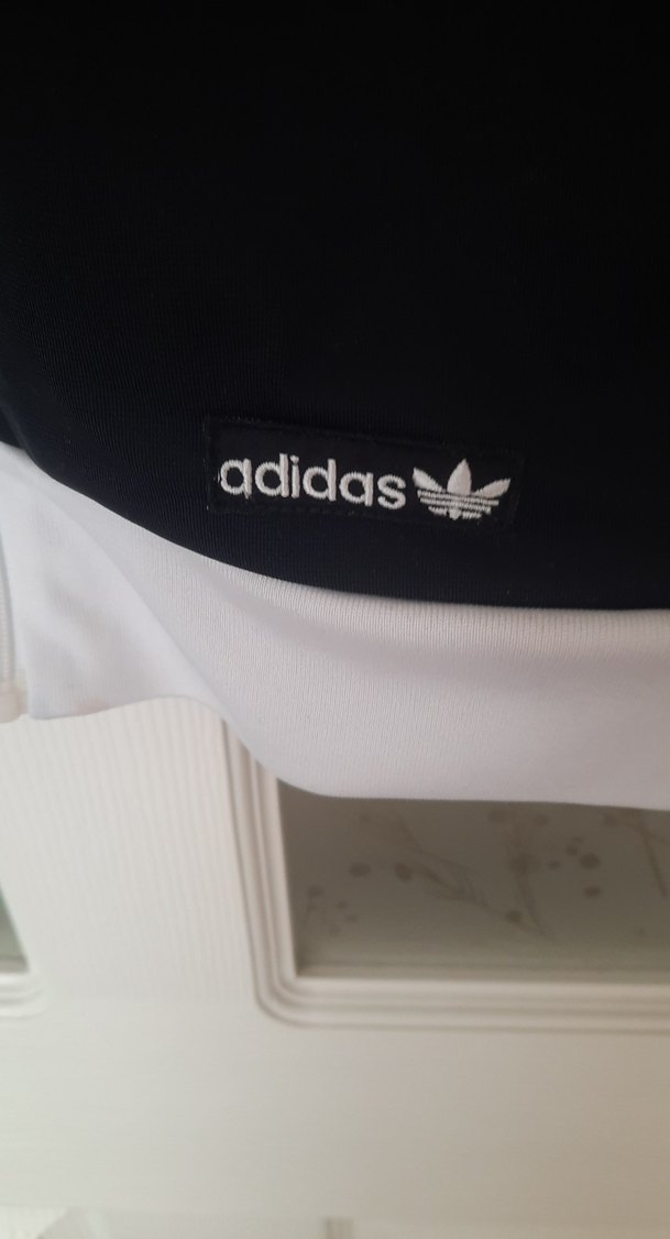 Adidas Siyah Beyaz Fermuarlı erkek esofman takimi - Görsel 3