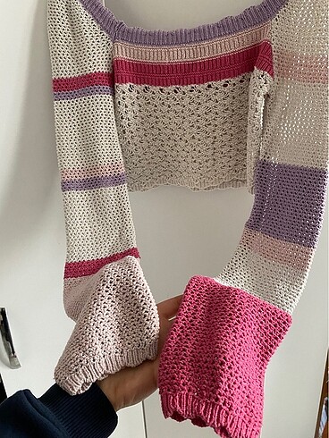s Beden mor Renk y2k vintage crop