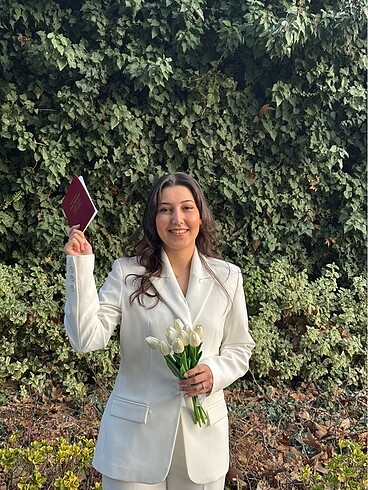 m Beden beyaz Renk Nikah takım elbise