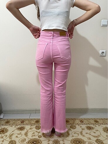 xs Beden pembe Renk Stradivarius pantolon