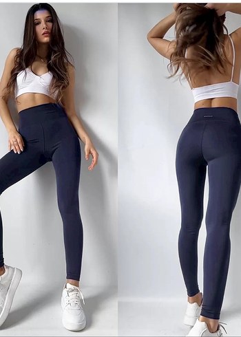 OYSHO Kadın Lacivert Spor Tayt
