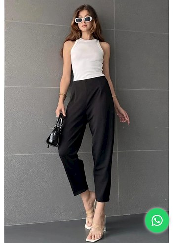 Zara ZARA KREP Kumaş KADIN BALON Pantolon