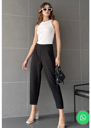 ZARA KREP Kumaş KADIN BALON Pantolon