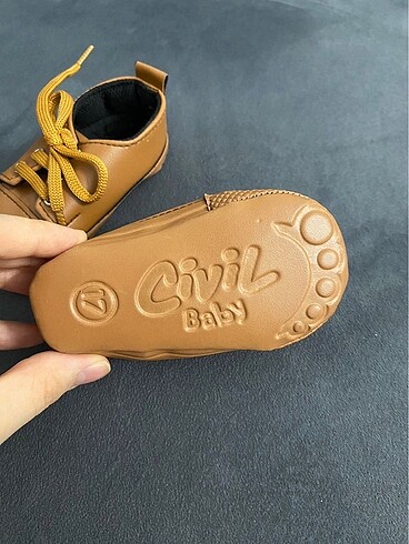 17 Beden kahverengi Renk Civil bebek ayakkabısı