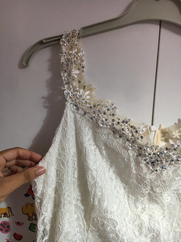 Beyaz abiye - Görsel 4