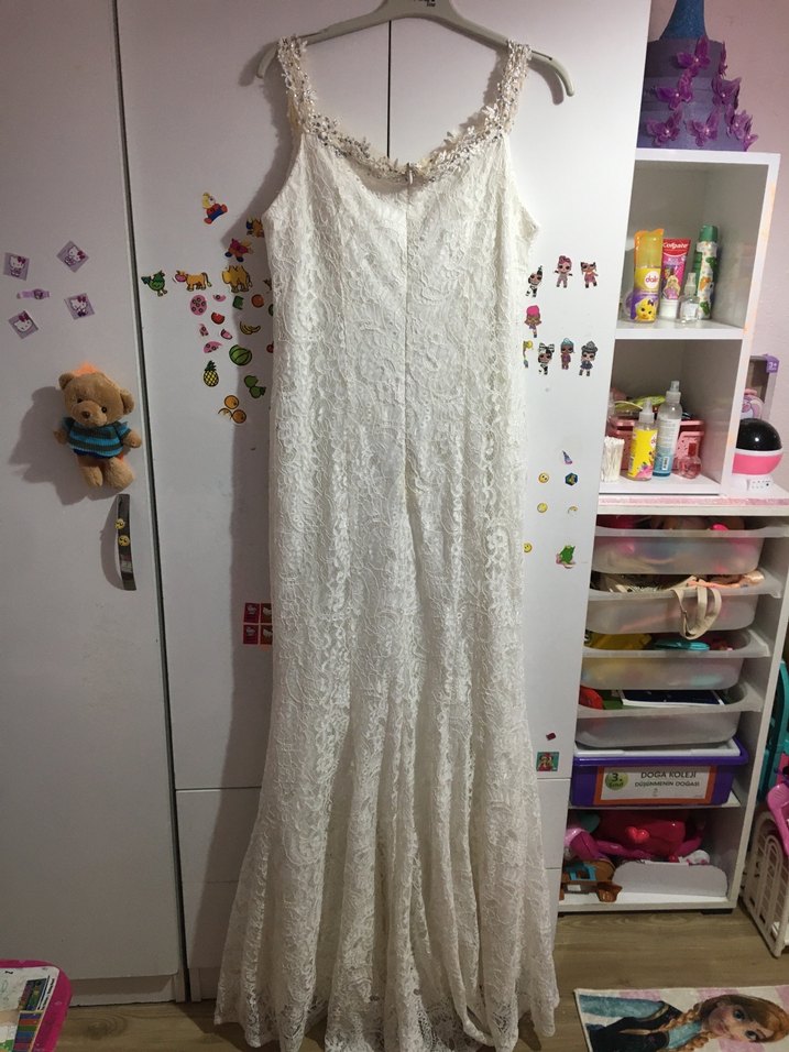 Beyaz abiye - Görsel 3