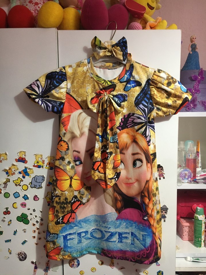 Frozen Kız Çocuk Elbise - Görsel 2