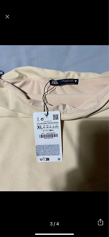 xl Beden Zara Straplez Ust