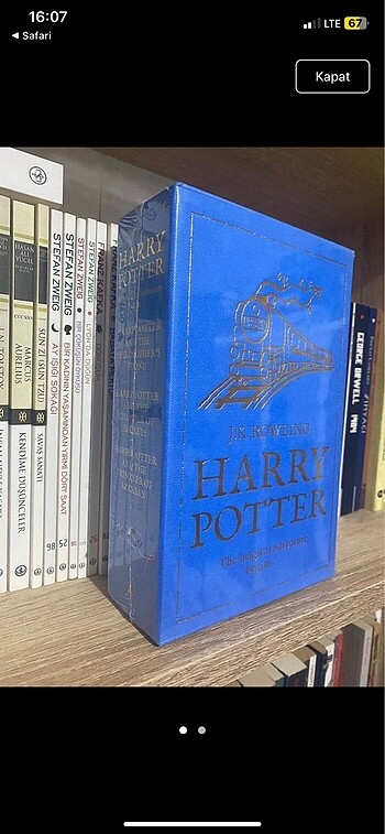 Harry Potter 1-2-3 İngilizce Kutulu
