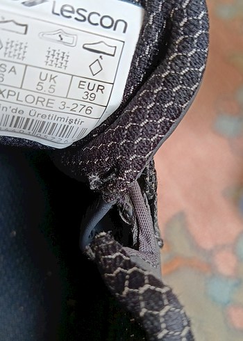 Gri Erkek Spor Ayakkabı Bağcıkları - Görsel 10