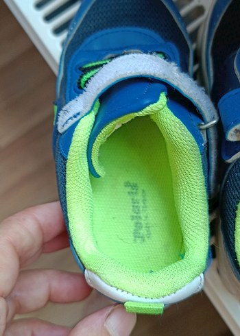 24 Beden Erkek Çocuk Mavi Renkli Spor Ayakkabı