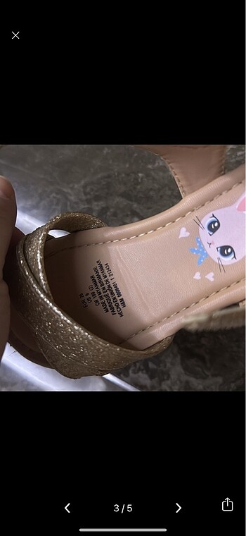 26 Beden H&M kız çocuk sandalet