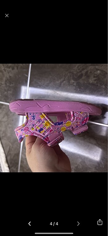 24 Beden pembe Renk Vicco kız çocuk sandalet
