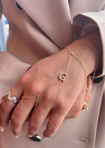 Altın Renkli Detaylı Zincir şahmeran - Görsel 2