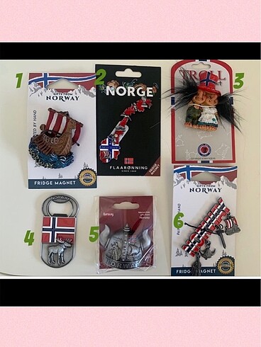 ÜLKE MAGNET , Koleksiyon NORVEÇ ,YENİ