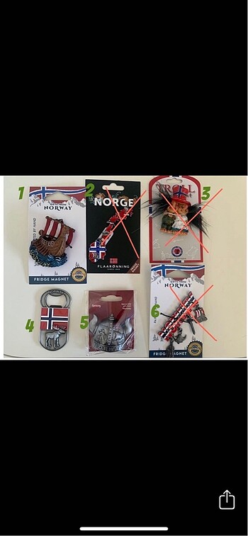 Tasarımcı ÜLKE MAGNET , Koleksiyon NORVEÇ ,YENİ