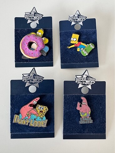 Universal Studios pins / badges / rozet