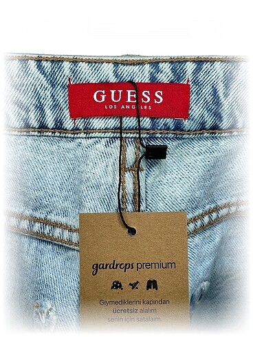 universal Beden Guess Mini Şort %70 İndirimli.