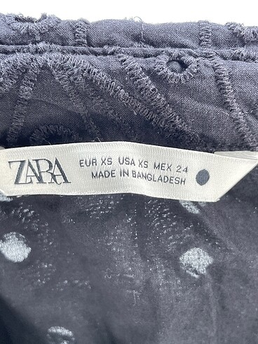 xs Beden siyah Renk Zara Gömlek %70 İndirimli.