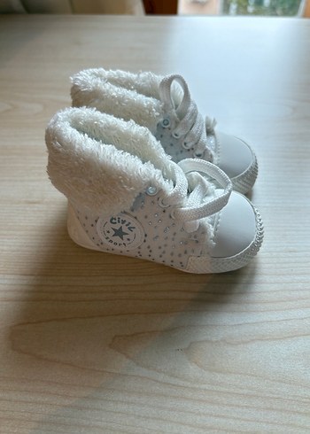 Civil Converse Beyaz Peluslu Bebek Botu
