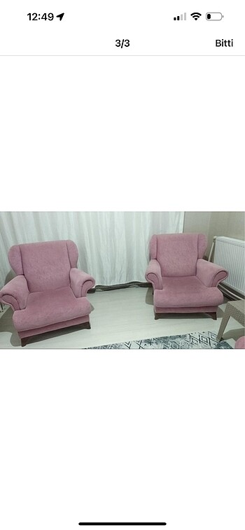 Oturma grubu pembe