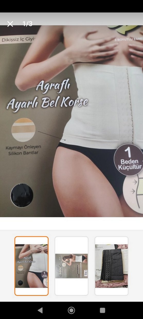 Agraflı Ayarlı Bel Korsesi - Görsel 4