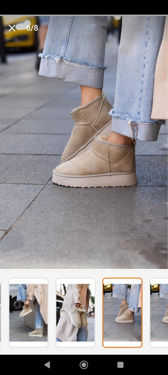 Süet Kadın Tüylü Bot Ugg - Görsel 3