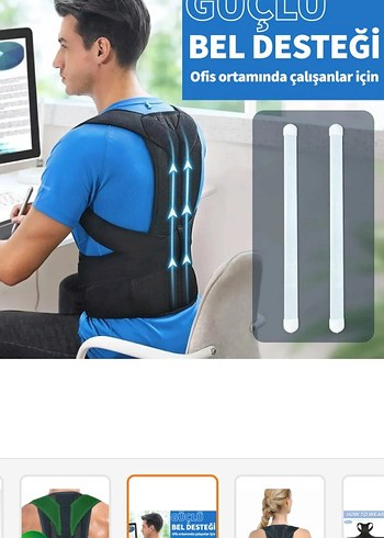 Destekli Skolyoz Korsesi dik duruş korsesi - Görsel 4