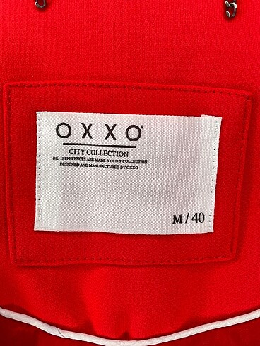 m Beden kırmızı Renk oxxo Blazer %70 İndirimli.