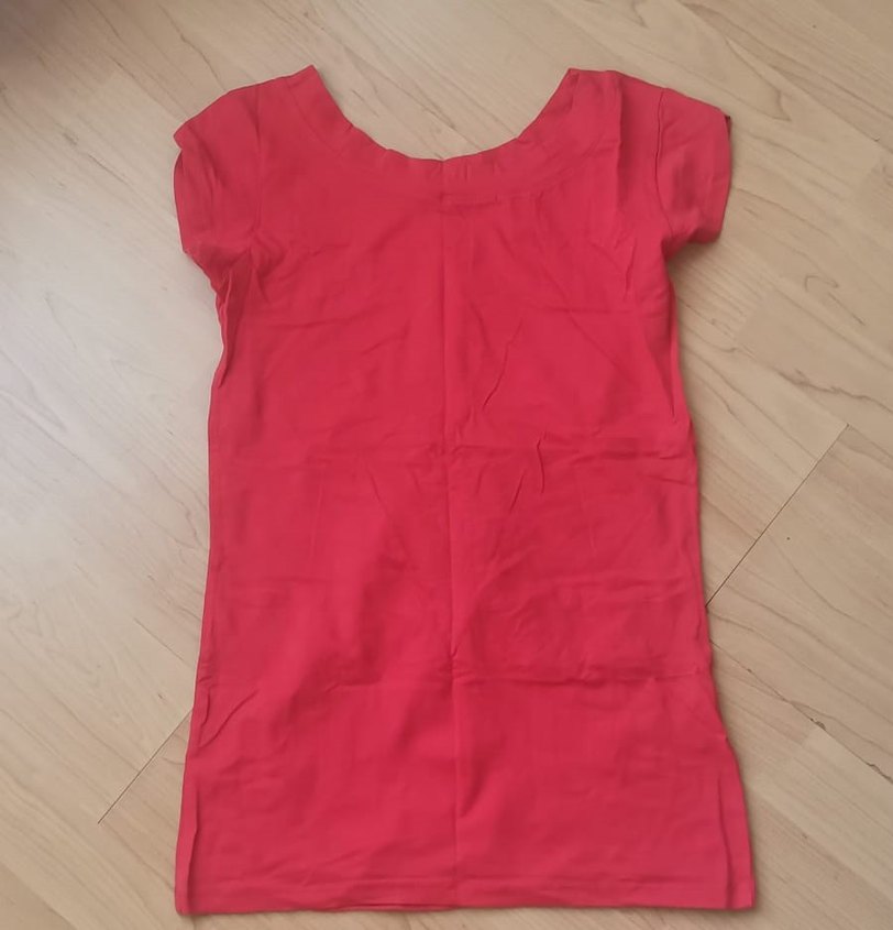 Pullu Baskılı Kız Çocuk Kısa Kollu Tişört - Görsel 2