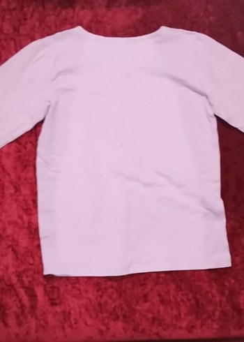 Pembe Uzun Kollu Kız Çocuk Tişört - Görsel 2