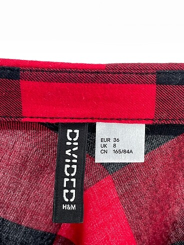 36 Beden kırmızı Renk H&M Gömlek %70 İndirimli.