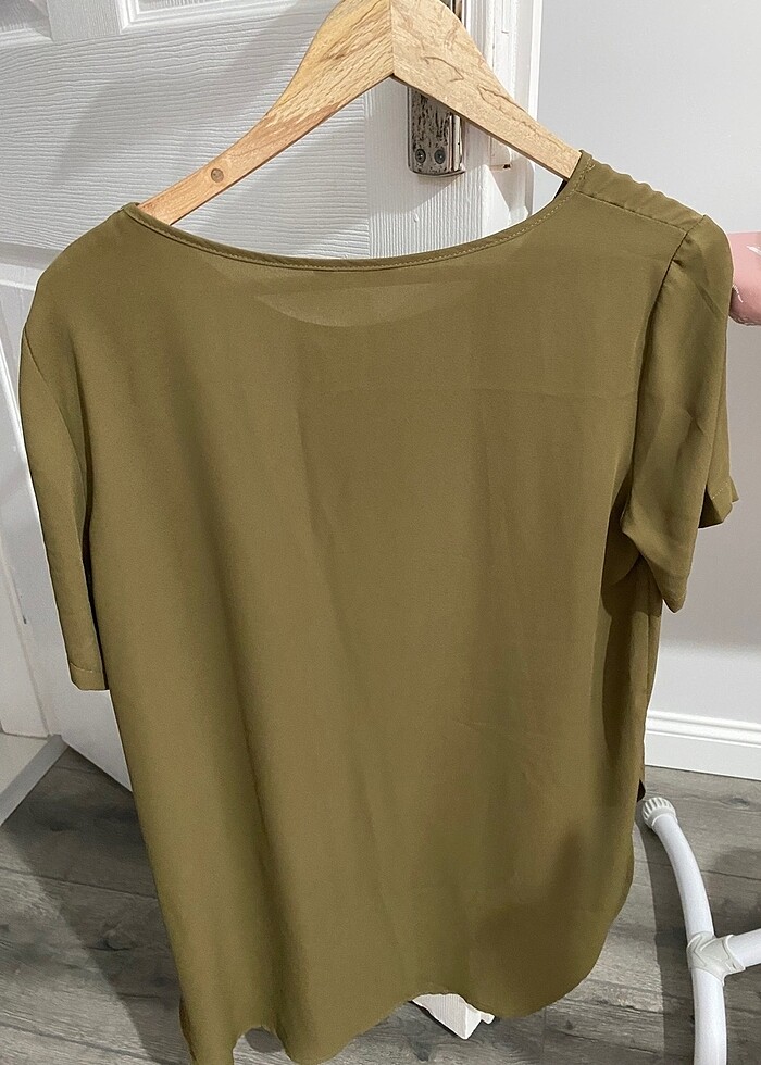 Koton marka haki yeşil bluz 42 beden - Görsel 2
