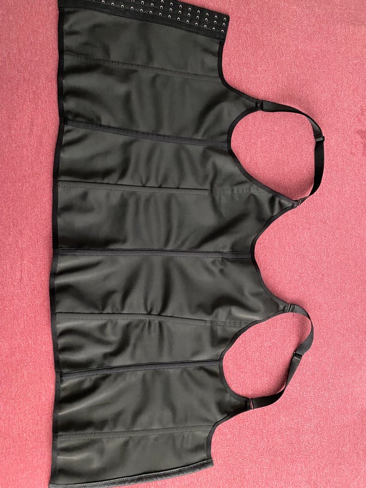 Siyah Midi Hemşire Korsesi, Vücuda Oturan - Görsel 5