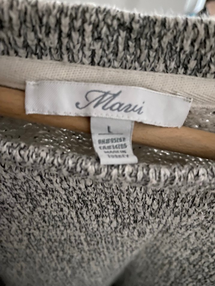 Nakışlı Gri Kadın Triko Kazak - Görsel 2