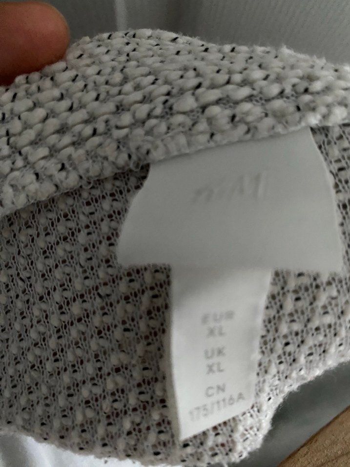 Bej Kadın Salaş Triko Bluz - Görsel 2