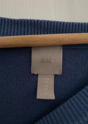 H&M Mavi Kadın Triko Salaş Kazak