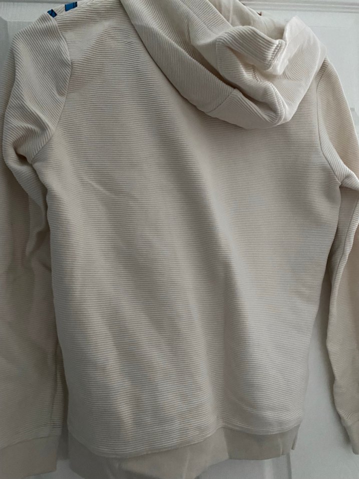 Beyaz Zincir Detaylı Kadın Sweatshirt - Görsel 3