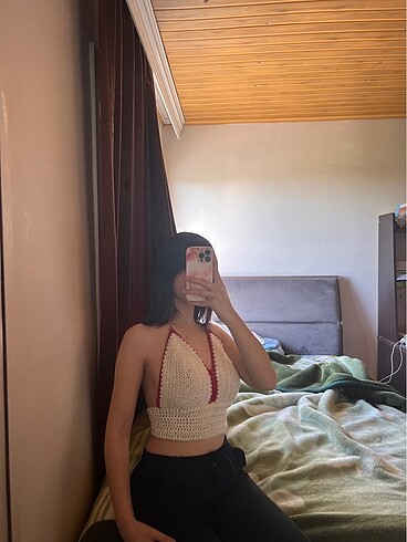 Diğer Örme Krem Crop