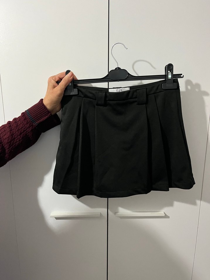 Siyah Kemerli Mini Etek - Görsel 2