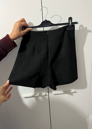 Siyah Kemerli Mini Etek - Görsel 3