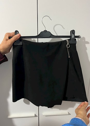 Siyah Kemerli Mini Etek - Görsel 2