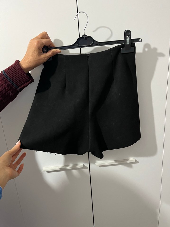 Siyah Kemerli Mini Etek - Görsel 3