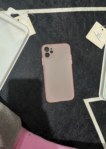 Şeffaf Pembe Pastel Telefon Kılıfı - Görsel 2