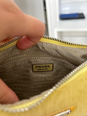 Prada Orijinal Prada peluş çanta