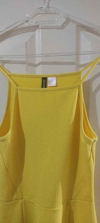 H&M Yazlık sarı elbise 