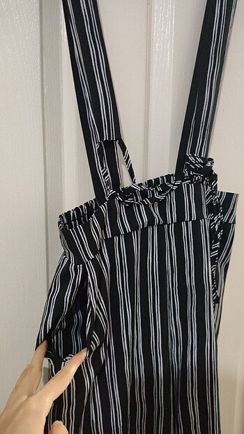 Kumaş salopet - Görsel 5