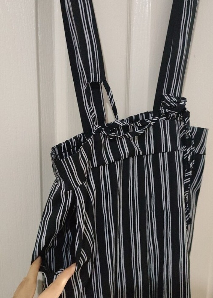 Kumaş salopet - Görsel 5