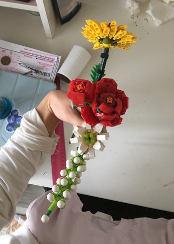 Renkli Lego Çiçek Demeti - Görsel 7